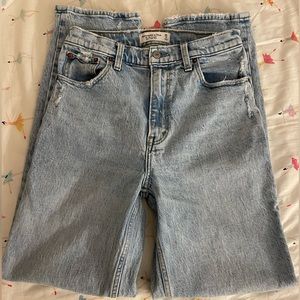 Abercrombie and Fitch ultra high rise 90s jeans